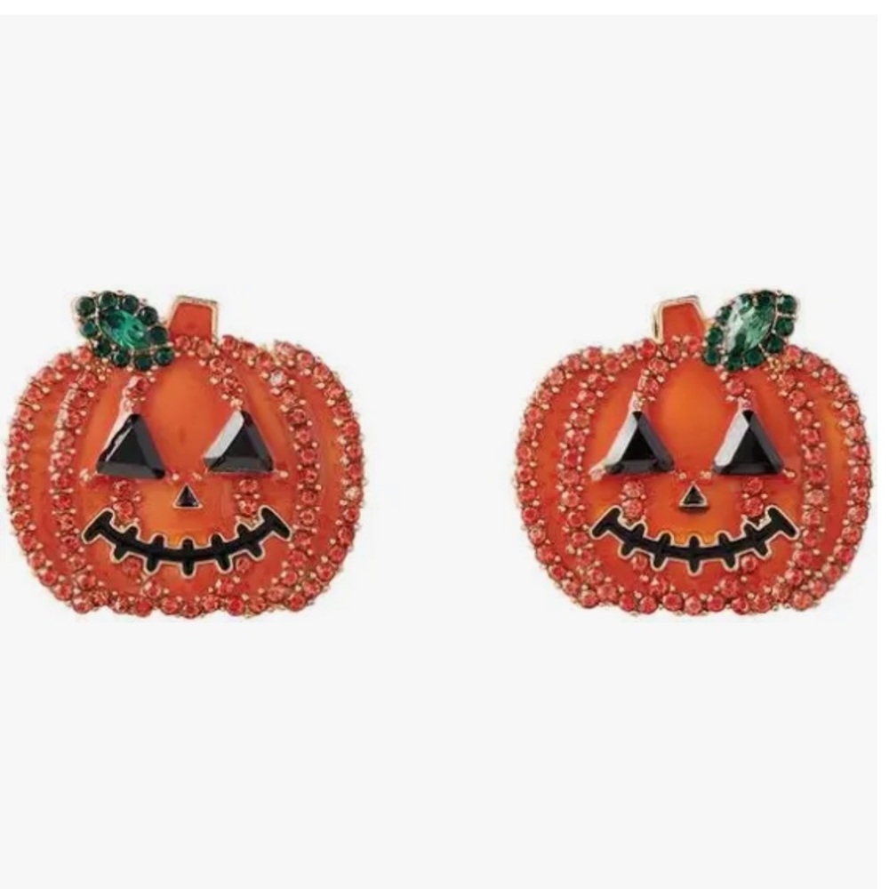 NIB Serra Halloween Pumpkin Earrings